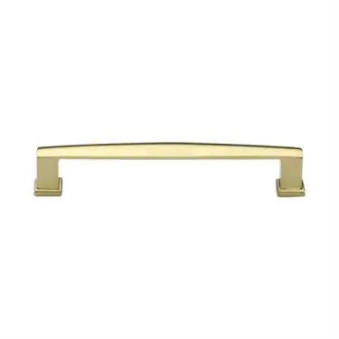 Click Here To Enlarge This Photo Of C4384 152-PB Heritage Brass Cabinet Pull Vintage Design 152mm ctc Polished Brass Finish