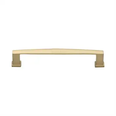 Click Here To Enlarge This Photo Of C4384 203-SB Heritage Brass Cabinet Pull Vintage Design 203mm ctc Satin Brass Finish
