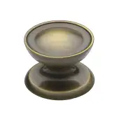 C4386 32-AT Heritage Brass Cabinet Knob Surrey Design 32mm Antique Brass finish