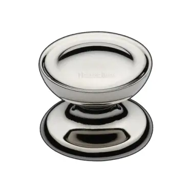 Click Here To Enlarge This Photo Of C4386 32-PNF Heritage Brass Cabinet Knob Surrey Design 32mm Polished Nickel finish