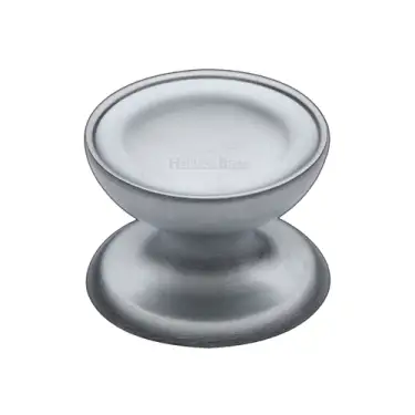 Click Here To Enlarge This Photo Of C4386 32-SC Heritage Brass Cabinet Knob Surrey Design 32mm Satin Chrome finish