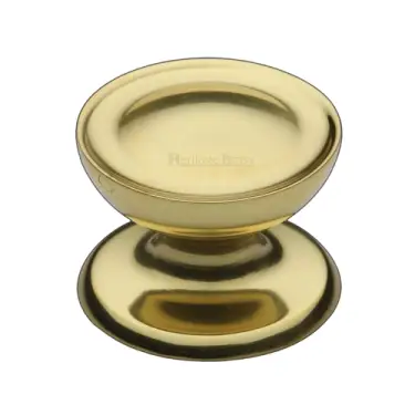 Click Here To Enlarge This Photo Of C4386 38-PB Heritage Brass Cabinet Knob Surrey Design 38mm Polished Brass finish