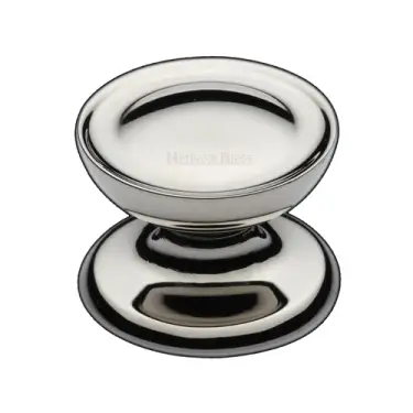 Click Here To Enlarge This Photo Of C4386 38-PNF Heritage Brass Cabinet Knob Surrey Design 38mm Polished Nickel finish