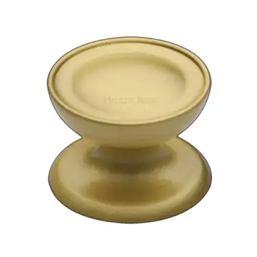 Click Here To Enlarge This Photo Of C4386 38-SB Heritage Brass Cabinet Knob Surrey Design 38mm Satin Brass finish