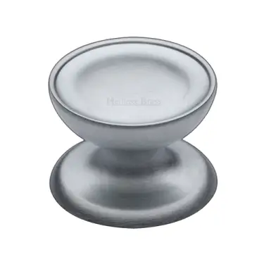 Click Here To Enlarge This Photo Of C4386 38-SC Heritage Brass Cabinet Knob Surrey Design 38mm Satin Chrome finish