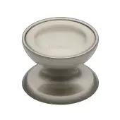 C4386 38-SN Heritage Brass Cabinet Knob Surrey Design 38mm Satin Nickel finish
