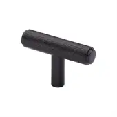 C4415-MB Heritage Brass Cabinet Knob Knurled T-Bar Design 45mm Matt Bronze finish