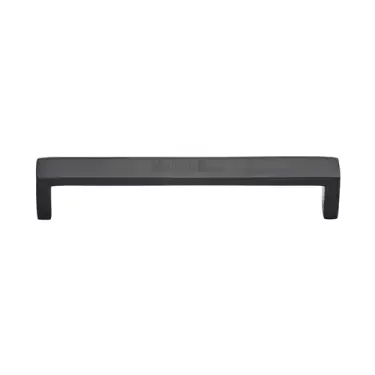 Click Here To Enlarge This Photo Of C4520 152-BKMT Heritage Brass Cabinet Pull Wide Metro Design 152mm ctc Matt Black Finish