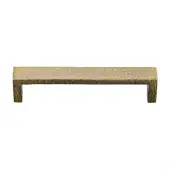 C4525 192-AT Heritage Brass Cabinet Pull Hammered Wide Metro Design 192mm ctc Antique Brass Finish