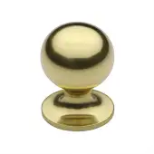 C8321 25-PB Heritage Brass Cabinet Knob Ball Design 25mm Polished Brass finish