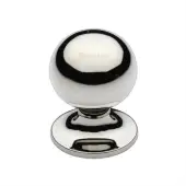 C8321 25-PNF Heritage Brass Cabinet Knob Ball Design 25mm Polished Nickel finish