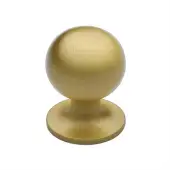 C8321 25-SB Heritage Brass Cabinet Knob Ball Design 25mm Satin Brass finish