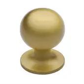 C8321 32-SB Heritage Brass Cabinet Knob Ball Design 32mm Satin Brass finish