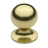 C8321 38-PB Heritage Brass Cabinet Knob Ball Design 38mm Polished Brass finish