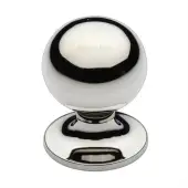 C8321 38-PNF Heritage Brass Cabinet Knob Ball Design 38mm Polished Nickel finish