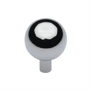 Click Here To Enlarge This Photo Of C8323 22-PC Heritage Brass Cabinet Knob Sphere Design 22mm Polished Chrome finish