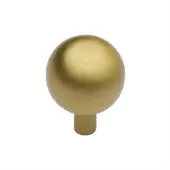 C8323 22-SB Heritage Brass Cabinet Knob Sphere Design 22mm Satin Brass finish