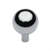 C8323 28-PC Heritage Brass Cabinet Knob Sphere Design 28mm Polished Chrome finish