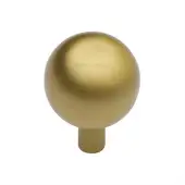 C8323 28-SB Heritage Brass Cabinet Knob Sphere Design 28mm Satin Brass finish