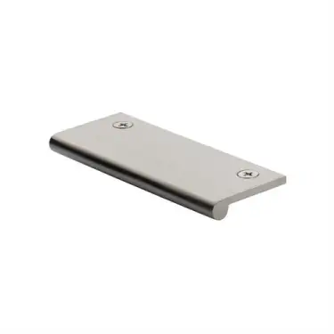 Click Here To Enlarge This Photo Of EP100-38-SN Heritage Brass EP Edge Pull Cabinet Handle 100mm Satin Nickel finish
