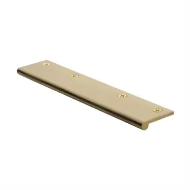 Click Here To Enlarge This Photo Of EP200-38-SB Heritage Brass EP Edge Pull Cabinet Handle 200mm Satin Brass finish