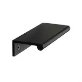 EPR100-40-BKMT Heritage Brass EPR Edge Pull Cabinet Handle 100mm Matt Black finish