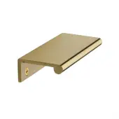 EPR100-40-PB Heritage Brass EPR Edge Pull Cabinet Handle 100mm Polished Brass finish