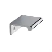 EPR50-40-PC Heritage Brass EPR Edge Pull Cabinet Handle 50mm Polished Chrome finish