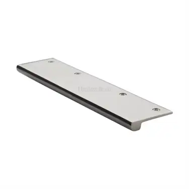 Click Here To Enlarge This Photo Of EPT200-38-PNF Heritage Brass EPT Edge Pull Cabinet Handle 200mm Polished Nickel finish