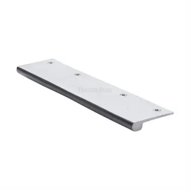 Click Here To Enlarge This Photo Of EPT200-38-SC Heritage Brass EPT Edge Pull Cabinet Handle 200mm Satin Chrome finish