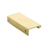 EPTR100-44-PB Heritage Brass EPTR Edge Pull Cabinet Handle 100mm Polished Brass finish