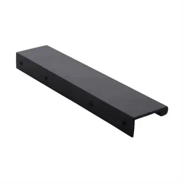 Click Here To Enlarge This Photo Of EPTR200-44-BKMT Heritage Brass EPTR Edge Pull Cabinet Handle 200mm Matt Black finish