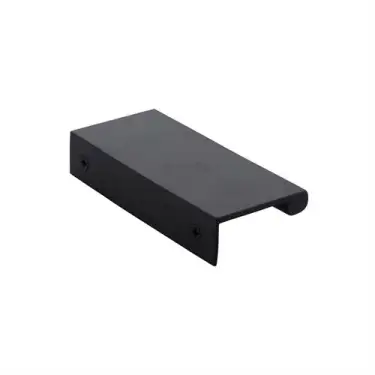 Click Here To Enlarge This Photo Of EPTR50-44-BKMT Heritage Brass EPTR Edge Pull Cabinet Handle 50mm Matt Black finish