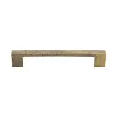 HAM0337 320-AT Heritage Brass Cabinet Pull Metro Hammered Design 320mm ctc Antique Brass Finish