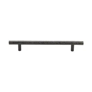 Click Here To Enlarge This Photo Of HAM0361 203-MB Heritage Brass Cabinet Pull T-Bar Hammered Design 203mm ctc Matt Bronze Finish