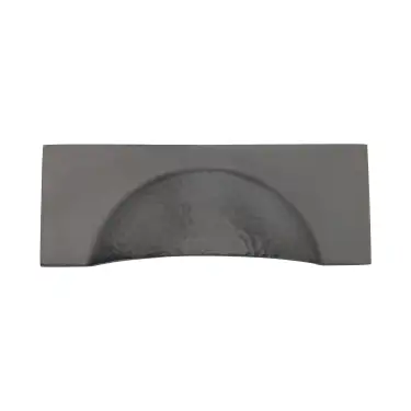 Click Here To Enlarge This Photo Of HAM2764-MB Heritage Brass Drawer Cup Pull Hampshire Hammered Design 57mm ctc Matt Bronze Finish