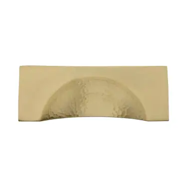 Click Here To Enlarge This Photo Of HAM2764-SB Heritage Brass Drawer Cup Pull Hampshire Hammered Design 57mm ctc Satin Brass Finish