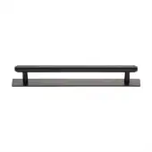 PL4410 160-MB Heritage Brass Cabinet Pull Step Design with Plate 160mm ctc Matt Bronze Finish
