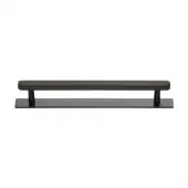 PL4422 160-MB Heritage Brass Cabinet Pull Hexagonal Design with Plate 160mm ctc Matt Bronze Finish