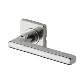 SS-SQ-182-P M.Marcus 'Steel Line' Apollo Lever on Square Rose Polished Stainless Steel Finish