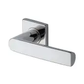 SS-SQ655-P M.Marcus 'Steel Line' Hemisphere Lever on Square Rose Polished Stainless Steel Finish
