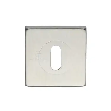 Click Here To Enlarge This Photo Of SS-SQ890-S M.Marcus 'Steel Line' Square Key Escutcheon Satin Stainless Steel Finish