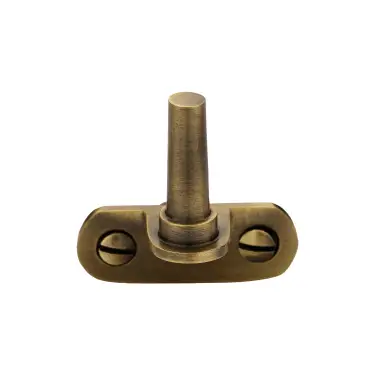 Click Here To Enlarge This Photo Of V1002-AT Heritage Brass Cranked Casement Stay Pin Antique Brass finish