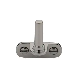 V1002-PC Heritage Brass Cranked Casement Stay Pin Polished Chrome finish