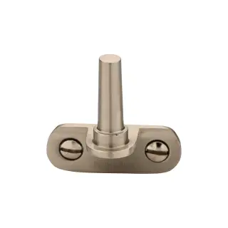 V1002-SN Heritage Brass Cranked Casement Stay Pin Satin Nickel finish