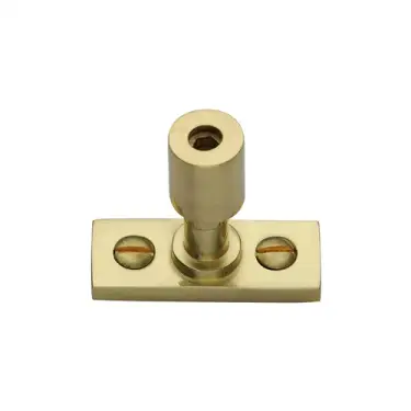 Click Here To Enlarge This Photo Of V1007-PB Heritage Brass Casement Stay Locking Pin Polished Brass