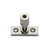 V1007-PNF Heritage Brass Casement Stay Locking Pin Polished Nickel Finish