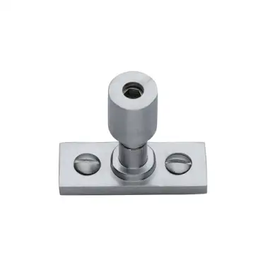 Click Here To Enlarge This Photo Of V1007-SC Heritage Brass Casement Stay Locking Pin Satin Chrome