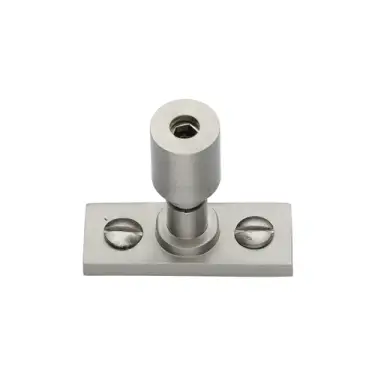 Click Here To Enlarge This Photo Of V1007-SN Heritage Brass Casement Stay Locking Pin Satin Nickel