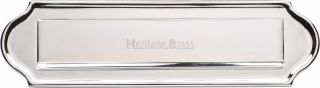 V843-PC Heritage Brass Gravity Letterplate Polished Chrome Finish